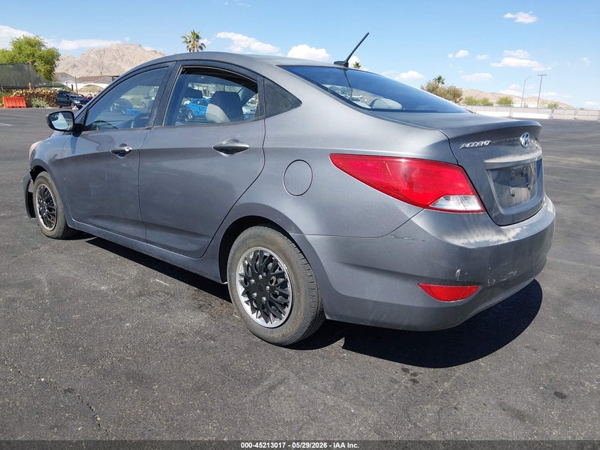2015 Hyundai Accent VIN KMHCT4AE9FU820418 IAAI salvage auction — NORMAL WEAR, Clear (Arizona), sold $475 on 2026-07-17 (photo 3)