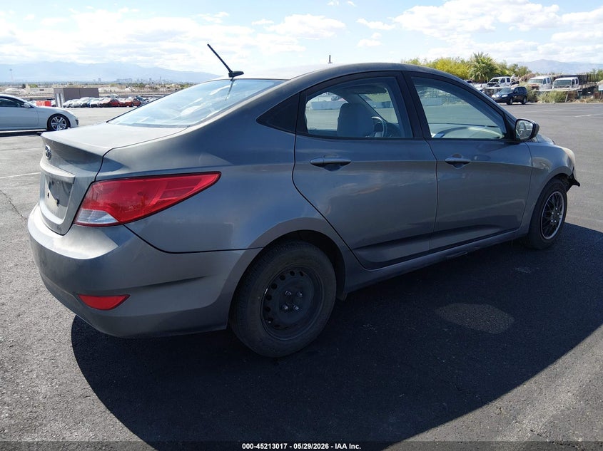 2015 Hyundai Accent VIN KMHCT4AE9FU820418 IAAI salvage auction — NORMAL WEAR, Clear (Arizona), sold $475 on 2026-07-17 (photo 4)