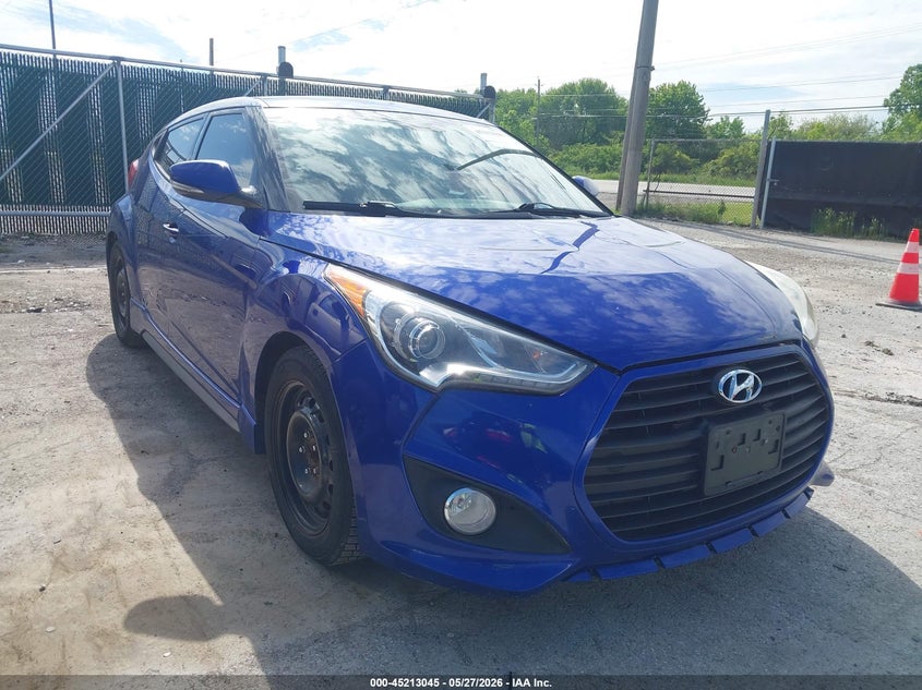 2013 Hyundai Veloster VIN KMHTC6AE9DU111948 IAAI salvage auction — NORMAL WEAR, Original (Ohio), sold $350 on 2026-07-14 (photo 1)