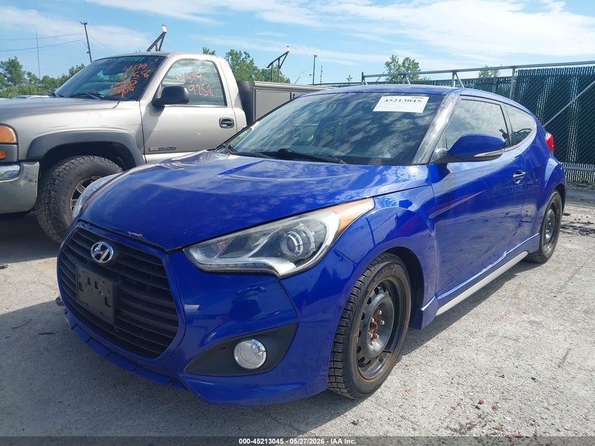 2013 Hyundai Veloster VIN KMHTC6AE9DU111948 IAAI salvage auction — NORMAL WEAR, Original (Ohio), sold $350 on 2026-07-14 (photo 2)