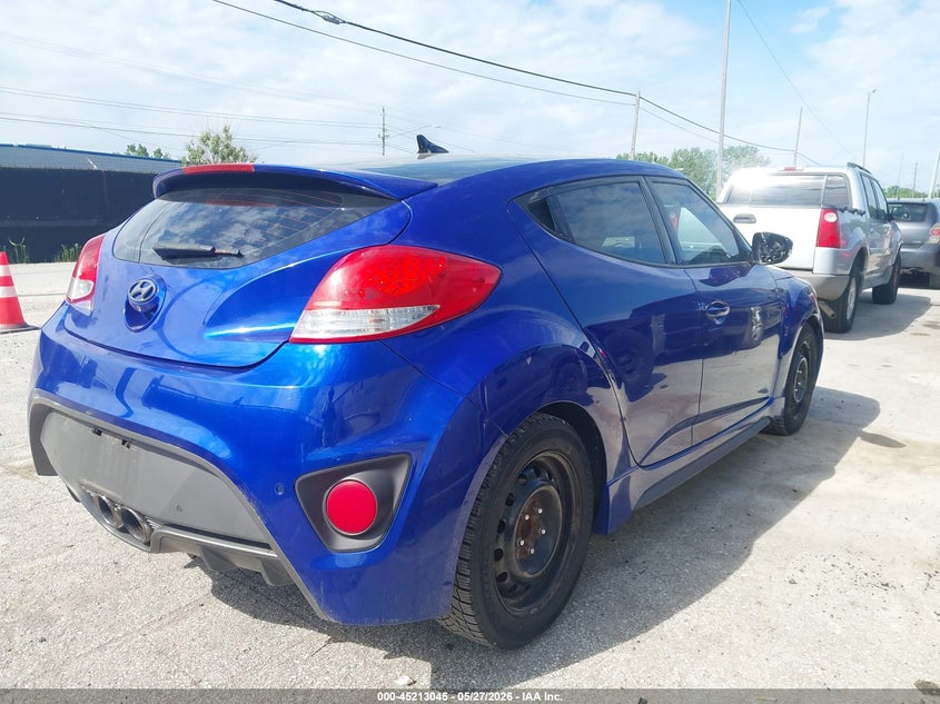 2013 Hyundai Veloster VIN KMHTC6AE9DU111948 IAAI salvage auction — NORMAL WEAR, Original (Ohio), sold $350 on 2026-07-14 (photo 4)