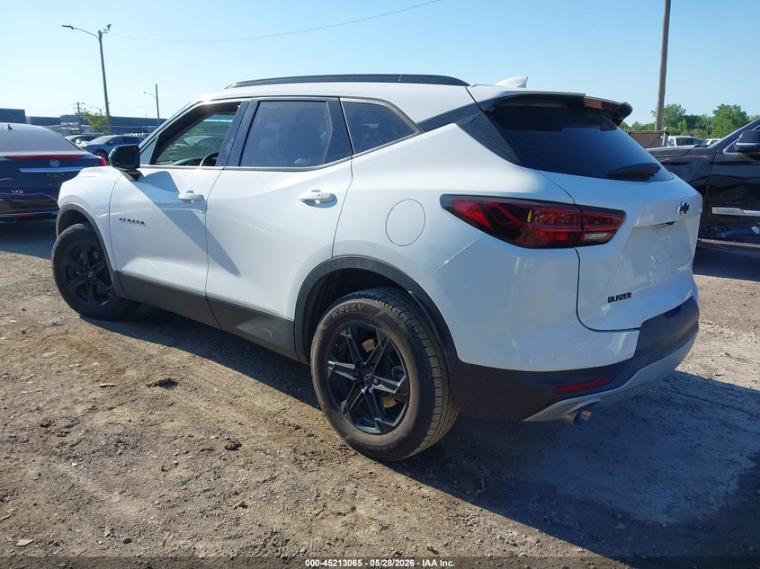 2023 Chevrolet Blazer VIN 3GNKBCR43PS180272 IAAI salvage auction — FRONT & REAR, Salvage (Michigan), sold $2,950 on 2026-07-09 (photo 3)