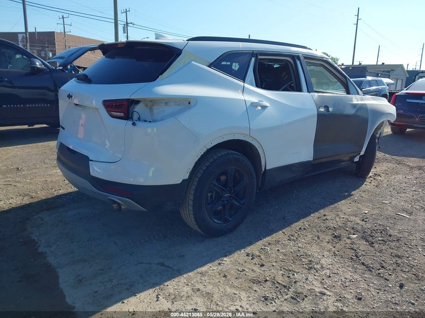 2023 Chevrolet Blazer VIN 3GNKBCR43PS180272 IAAI salvage auction — FRONT & REAR, Salvage (Michigan), sold $2,950 on 2026-07-09 (photo 4)
