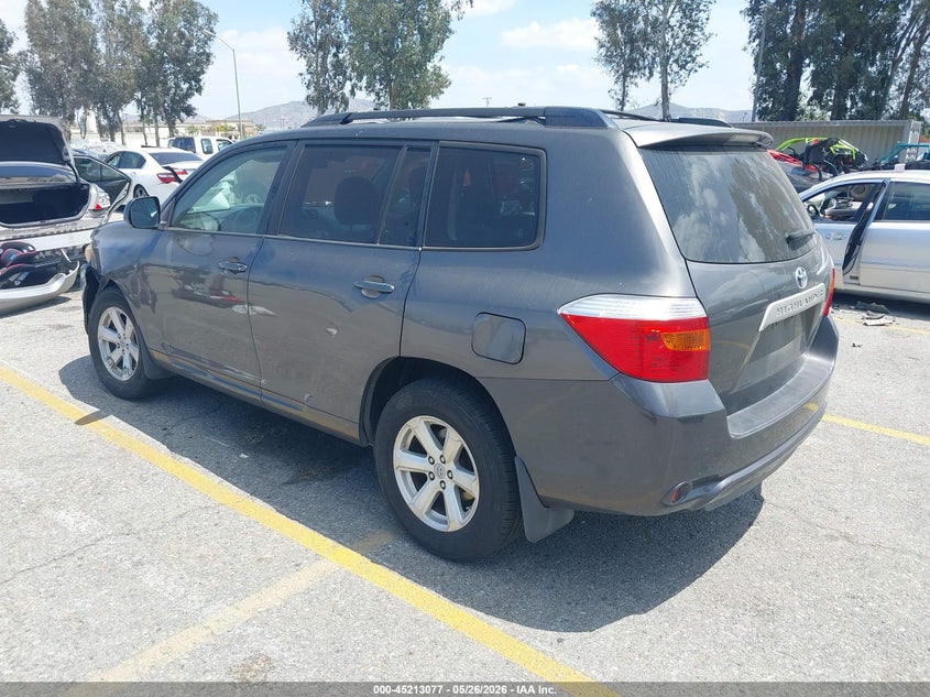 2010 Toyota Highlander VIN JTEZA3EHXA2012016 IAAI salvage auction — LEFT FRONT, Salvage (California), sold $1,800 on 2026-07-07 (photo 3)