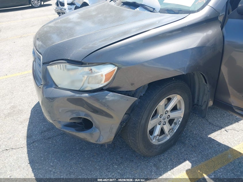2010 Toyota Highlander VIN JTEZA3EHXA2012016 IAAI salvage auction — LEFT FRONT, Salvage (California), sold $1,800 on 2026-07-07 (photo 6)