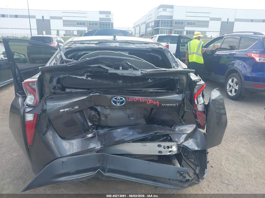 2016 Toyota Prius VIN JTDKBRFU2G3516760 IAAI salvage auction — REAR END, Salvage (Texas), sold $2,175 on 2026-07-14 (photo 6)