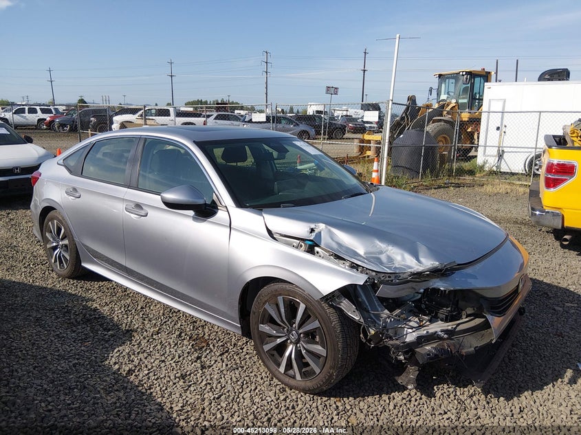 2022 Honda Civic VIN JHMFE1F75NX002233 IAAI salvage auction — RIGHT FRONT, Salvage (Oregon), sold $6,900 on 2026-07-06 (photo 1)