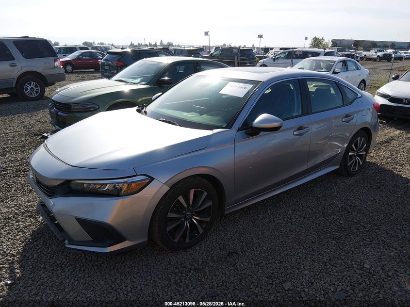 2022 Honda Civic VIN JHMFE1F75NX002233 IAAI salvage auction — RIGHT FRONT, Salvage (Oregon), sold $6,900 on 2026-07-06 (photo 2)