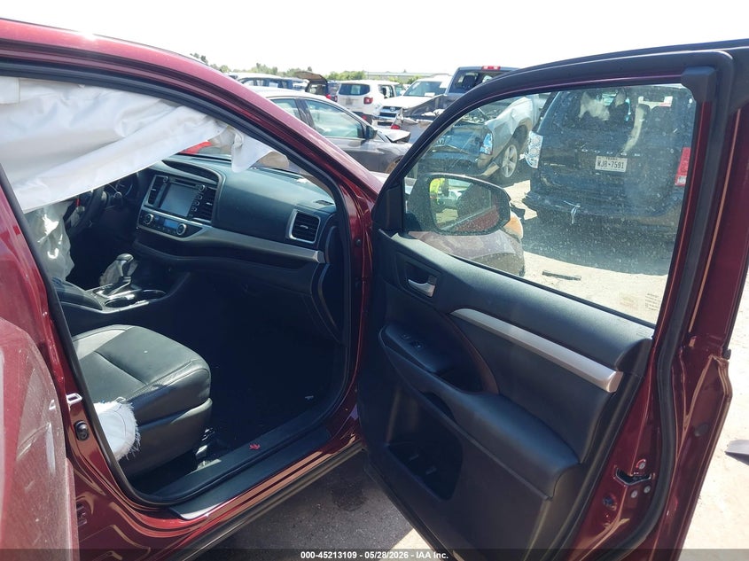 2015 Toyota Highlander VIN 5TDKKRFH5FS096167 IAAI salvage auction — FRONT END, Original (Texas), sold $9,775 on 2026-07-08 (photo 5)