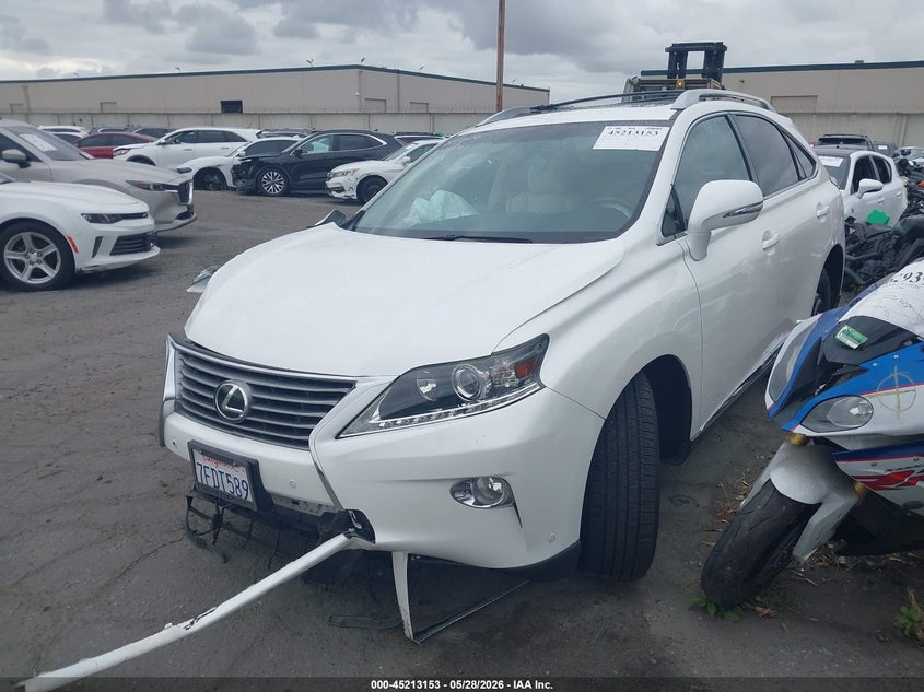 2015 Lexus Rx VIN JTJBK1BA2F2465520 IAAI salvage auction — RIGHT FRONT, Salvage Certificate (California), sold $3,000 on 2026-07-08 (photo 2)