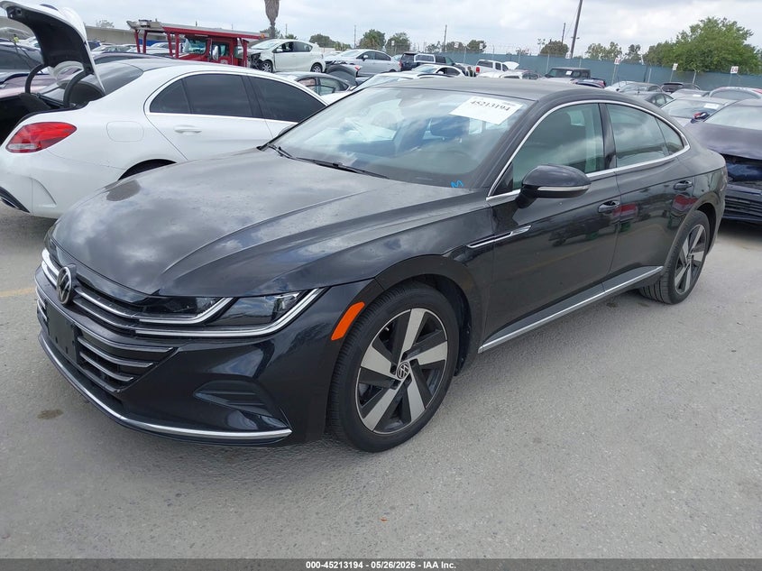 2021 Volkswagen Arteon VIN WVWAR7ANXME011870 IAAI salvage auction — UNDERCARRIAGE, Salvage Title, sold $8,600 on 2026-07-08 (photo 2)