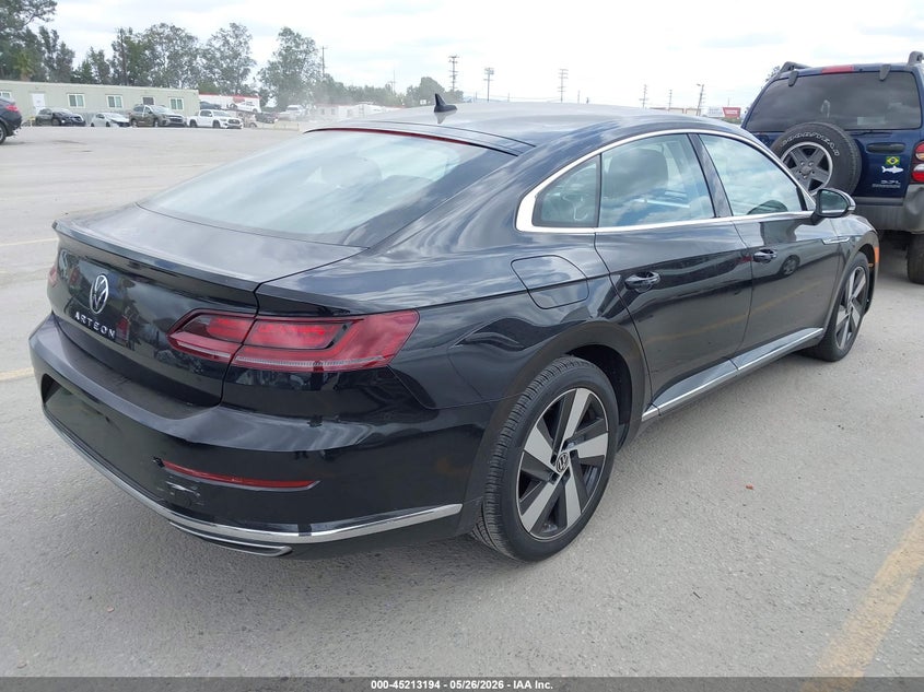 2021 Volkswagen Arteon VIN WVWAR7ANXME011870 IAAI salvage auction — UNDERCARRIAGE, Salvage Title, sold $8,600 on 2026-07-08 (photo 4)