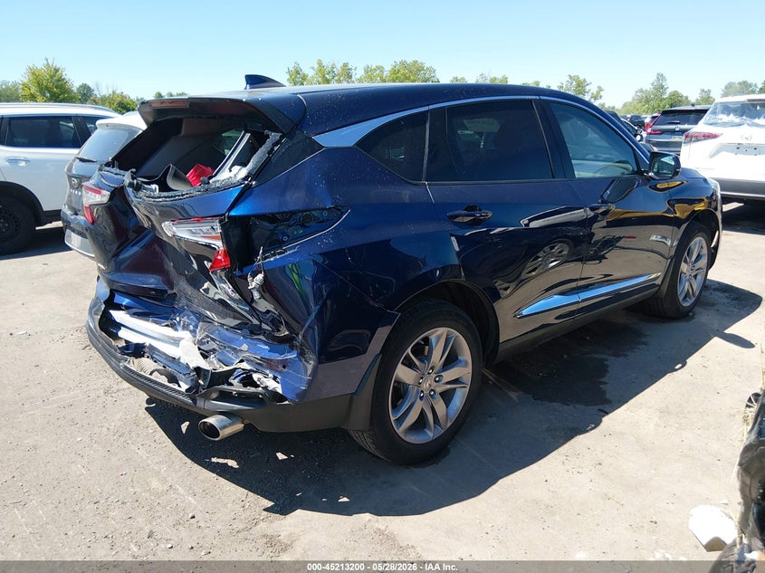 2021 Acura Rdx VIN 5J8TC2H72ML008737 IAAI salvage auction — REAR END, Salvage Title, sold $7,450 on 2026-07-21 (photo 4)