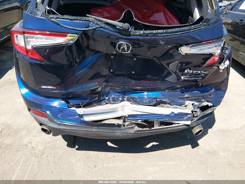 2021 Acura Rdx VIN 5J8TC2H72ML008737 IAAI salvage auction — REAR END, Salvage Title, sold $7,450 on 2026-07-21 (photo 6)