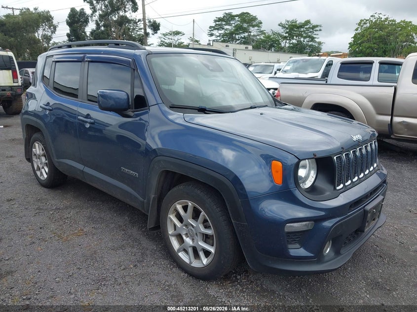 2021 Jeep Renegade VIN ZACNJCBB0MPN13734 IAAI salvage auction — REAR END, Salvage Title, sold $225 on 2026-08-13 (photo 1)