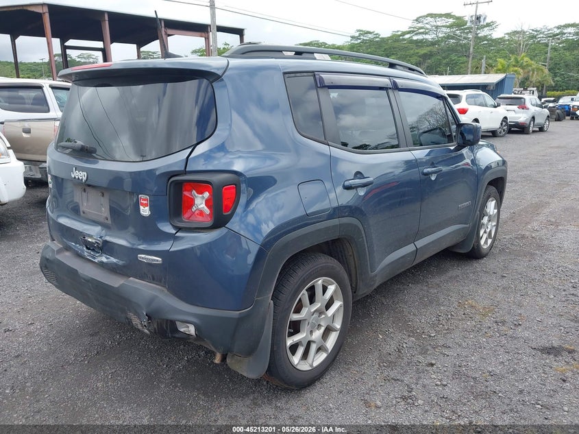 2021 Jeep Renegade VIN ZACNJCBB0MPN13734 IAAI salvage auction — REAR END, Salvage Title, sold $225 on 2026-08-13 (photo 4)