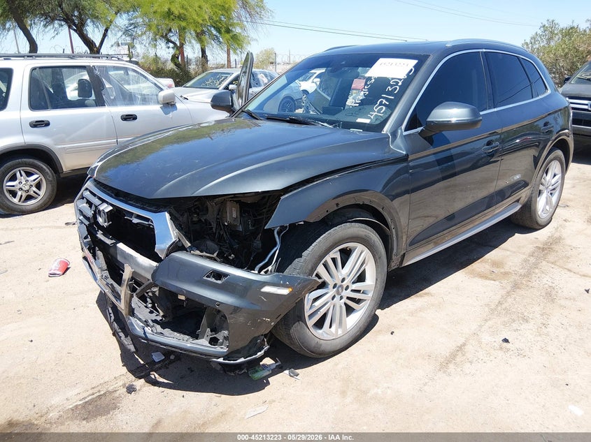 2018 Audi Q5 VIN WA1BNAFY0J2142765 IAAI salvage auction — FRONT END, Salvage Title, sold $6,700 on 2026-07-23 (photo 2)