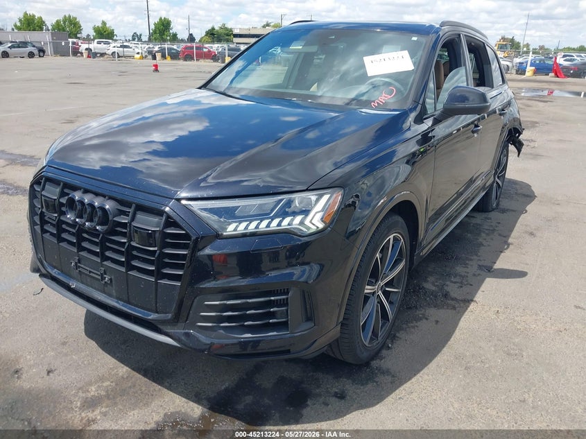 2021 Audi Q7 VIN WA1LXAF79MD030674 IAAI salvage auction — REAR END, Salvage Title, sold $14,100 on 2026-07-10 (photo 2)