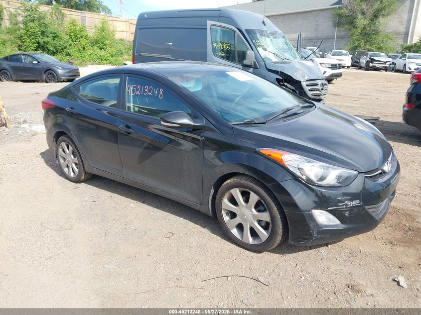 2013 Hyundai Elantra VIN KMHDH4AE5DU503402 IAAI salvage auction — THEFT, Prior Salvage (Minnesota), sold $375 on 2026-07-22 (photo 1)