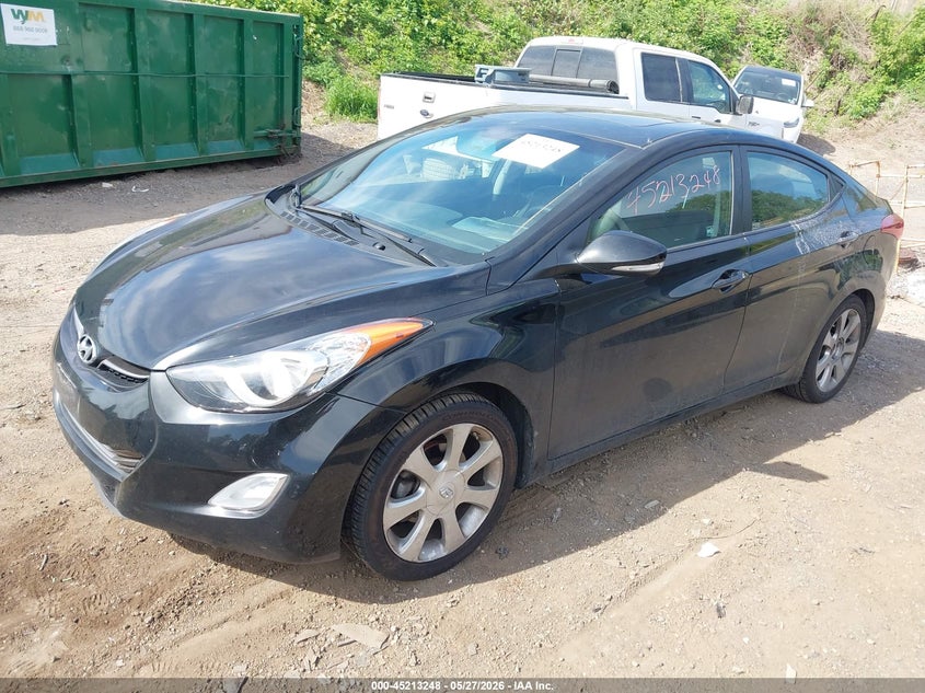 2013 Hyundai Elantra VIN KMHDH4AE5DU503402 IAAI salvage auction — THEFT, Prior Salvage (Minnesota), sold $375 on 2026-07-22 (photo 2)