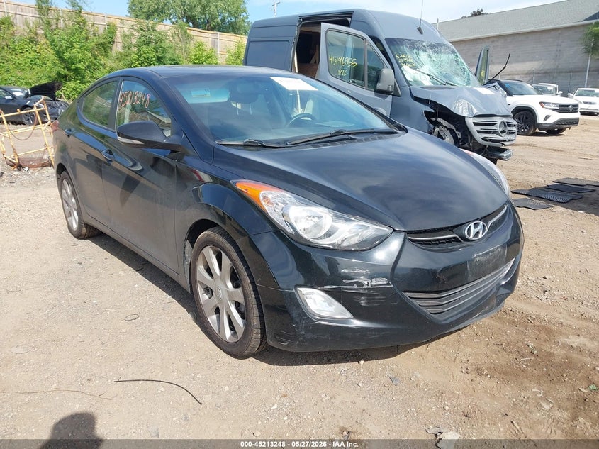 2013 Hyundai Elantra VIN KMHDH4AE5DU503402 IAAI salvage auction — THEFT, Prior Salvage (Minnesota), sold $375 on 2026-07-22 (photo 6)