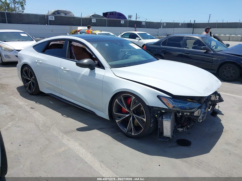 2022 Audi Rs7 VIN WUAPCBF23NN902486 IAAI salvage auction — FRONT END, Salvage Title, sold $27,000 on 2026-08-19 (photo 1)