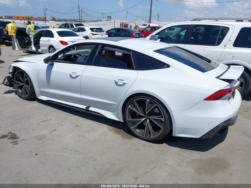 2022 Audi Rs7 VIN WUAPCBF23NN902486 IAAI salvage auction — FRONT END, Salvage Title, sold $27,000 on 2026-08-19 (photo 3)