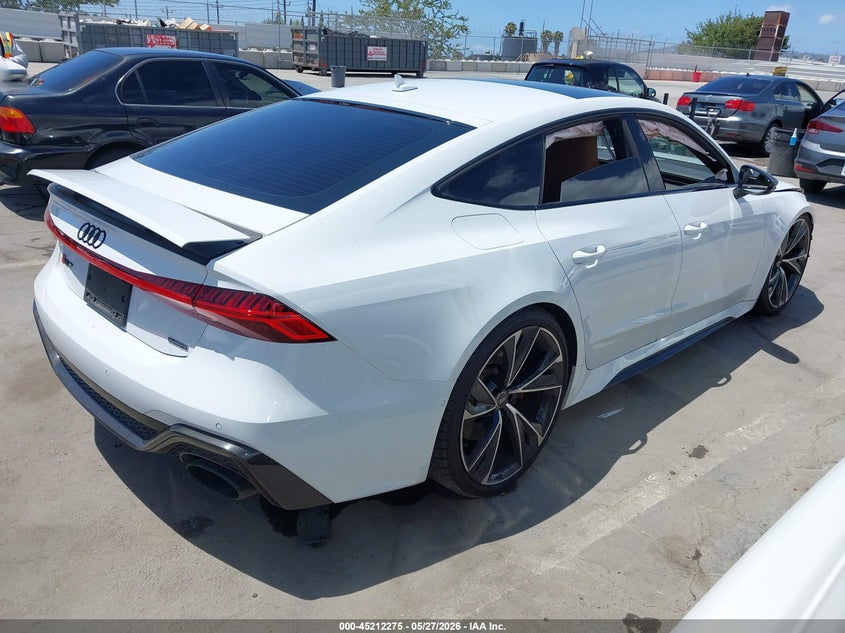 2022 Audi Rs7 VIN WUAPCBF23NN902486 IAAI salvage auction — FRONT END, Salvage Title, sold $27,000 on 2026-08-19 (photo 4)