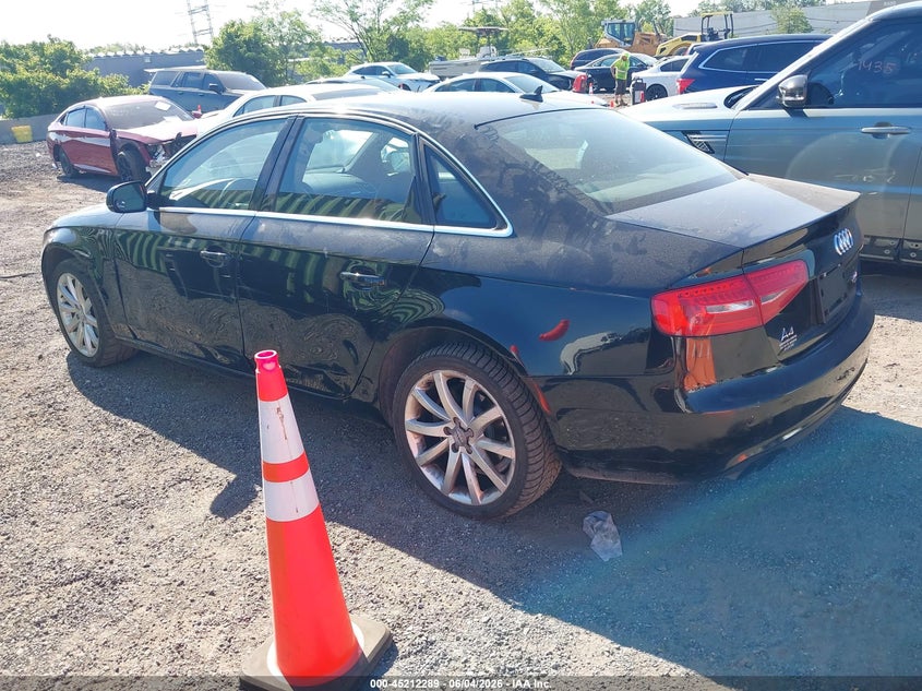 2013 Audi A4 VIN WAUFFAFL7DN022308 IAAI salvage auction — NORMAL WEAR, Clear (New York), sold $475 on 2026-07-21 (photo 3)