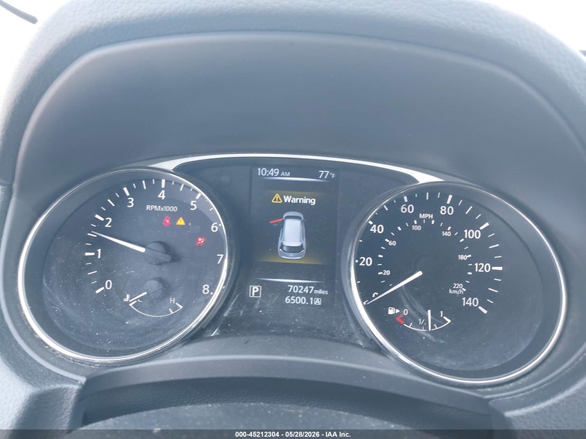 2016 Nissan Rogue VIN KNMAT2MV7GP615904 IAAI salvage auction — FRONT END, Salvage Title, sold $1,050 on 2026-07-13 (photo 7)