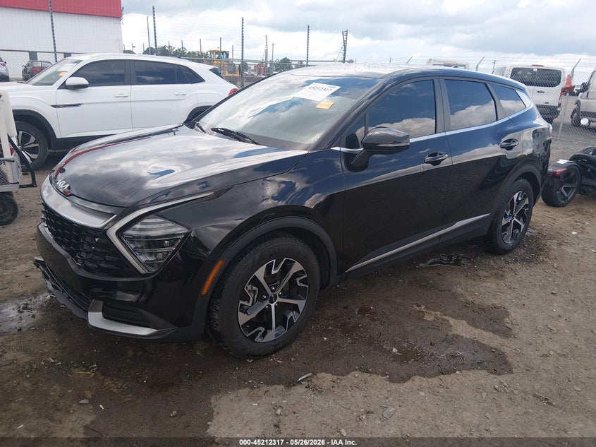 2024 Kia Sportage VIN 5XYK33DF6RG201926 IAAI salvage auction — LEFT & RIGHT, Salvage Title, sold $6,800 on 2026-07-29 (photo 2)