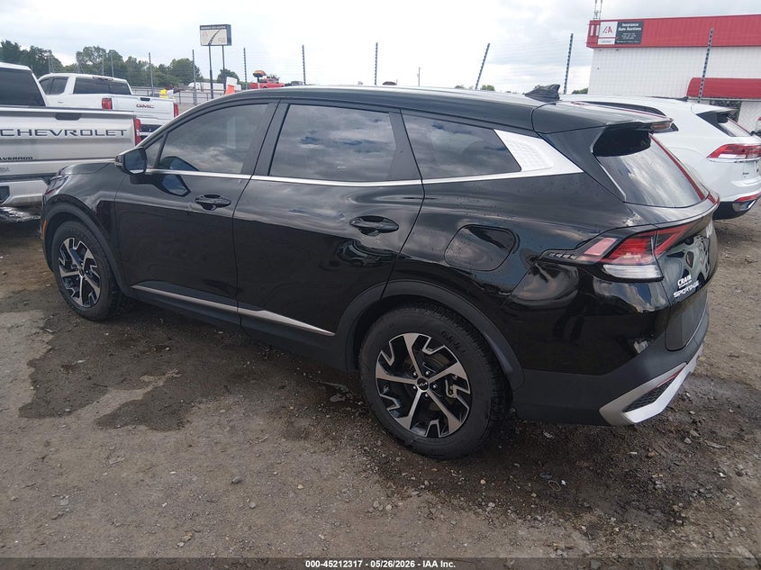 2024 Kia Sportage VIN 5XYK33DF6RG201926 IAAI salvage auction — LEFT & RIGHT, Salvage Title, sold $6,800 on 2026-07-29 (photo 3)