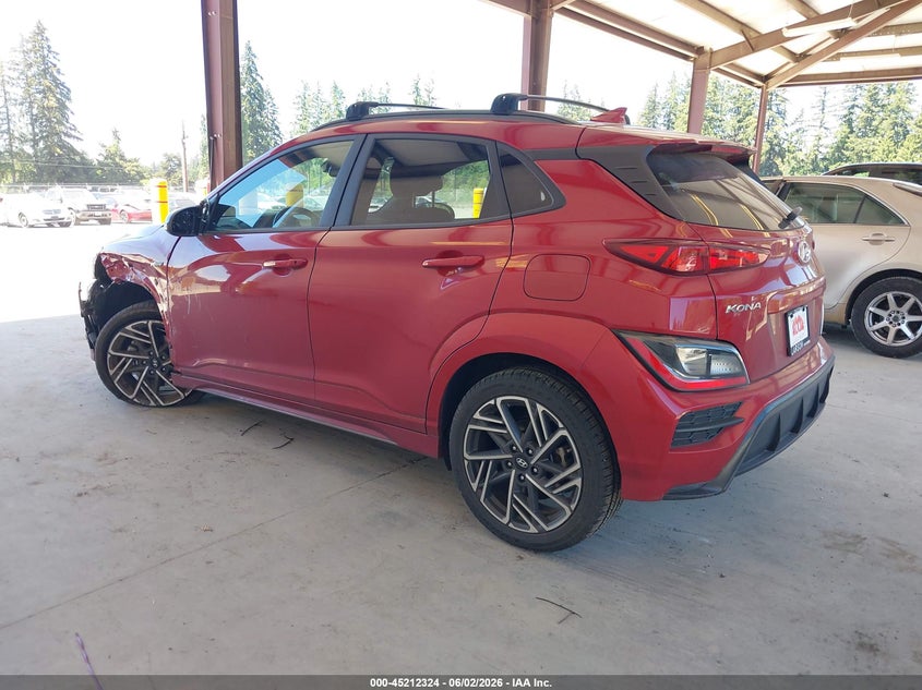2022 Hyundai Kona VIN KM8K3CA30NU863368 IAAI salvage auction — LEFT FRONT, Bill Of Sale (Washington), sold $6,900 on 2026-07-08 (photo 3)