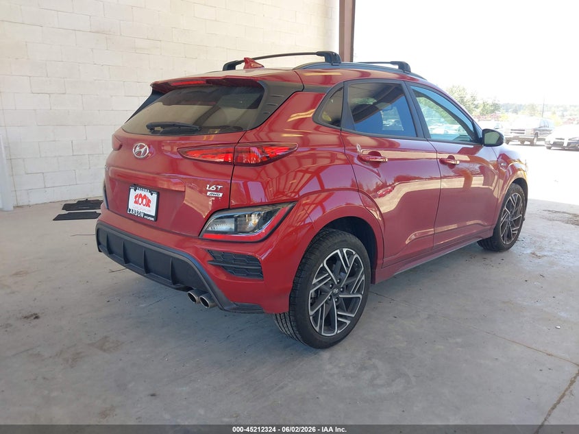 2022 Hyundai Kona VIN KM8K3CA30NU863368 IAAI salvage auction — LEFT FRONT, Bill Of Sale (Washington), sold $6,900 on 2026-07-08 (photo 4)