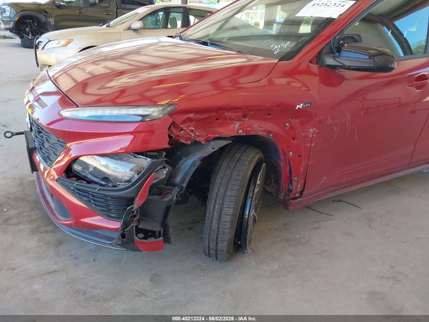 2022 Hyundai Kona VIN KM8K3CA30NU863368 IAAI salvage auction — LEFT FRONT, Bill Of Sale (Washington), sold $6,900 on 2026-07-08 (photo 6)