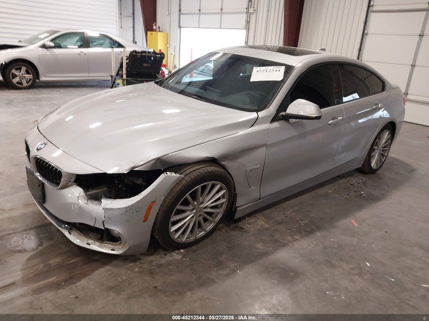 2018 BMW 4er VIN WBA4J3C59JBL04504 IAAI salvage auction — LEFT FRONT, Salvage Title, sold $5,550 on 2026-08-19 (photo 2)