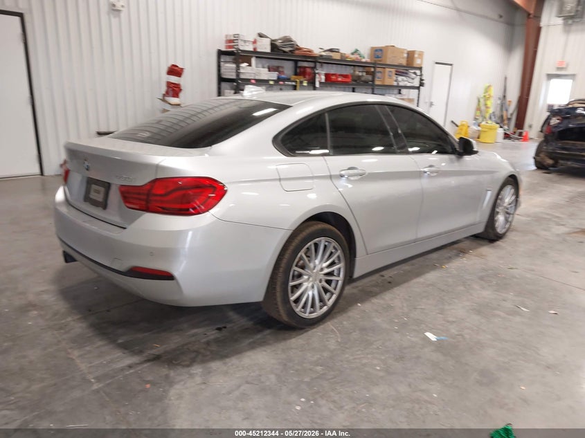 2018 BMW 4er VIN WBA4J3C59JBL04504 IAAI salvage auction — LEFT FRONT, Salvage Title, sold $5,550 on 2026-08-19 (photo 4)