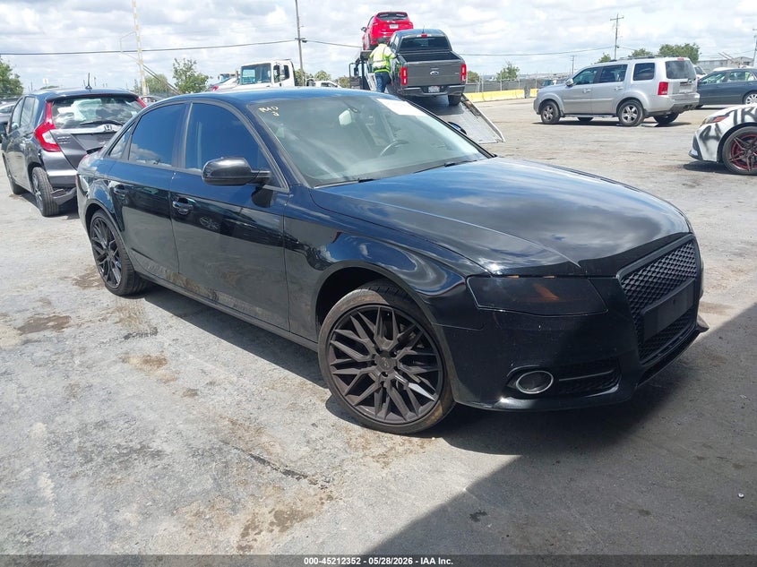 2011 Audi A4 VIN WAUAFAFL0BN056386 IAAI salvage auction — FRONT & REAR, Salvage (California), sold $200 on 2026-07-30 (photo 1)