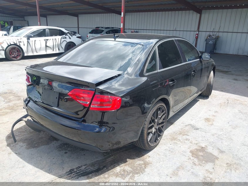 2011 Audi A4 VIN WAUAFAFL0BN056386 IAAI salvage auction — FRONT & REAR, Salvage (California), sold $200 on 2026-07-30 (photo 4)