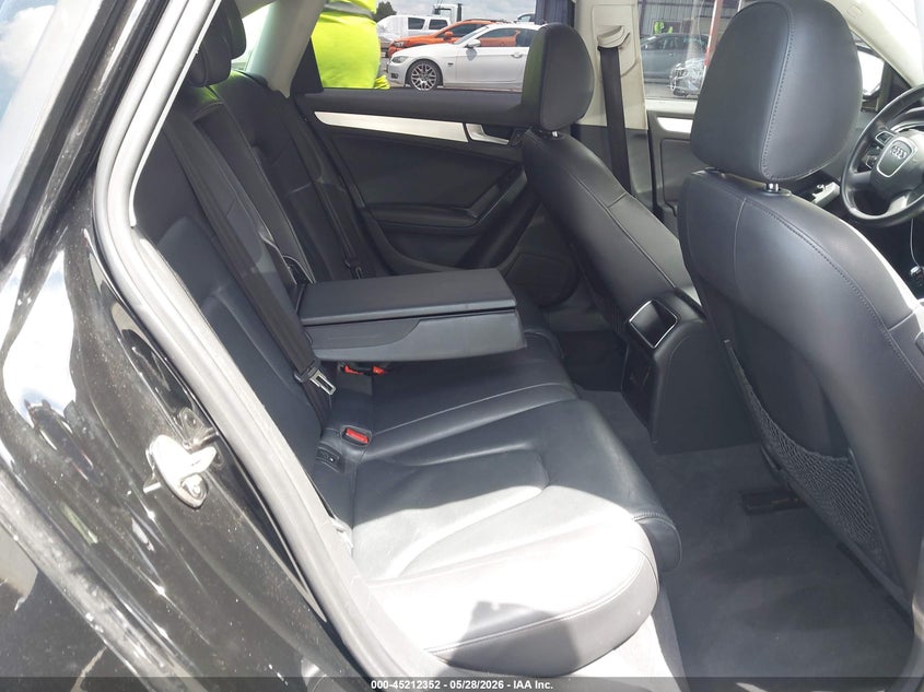 2011 Audi A4 VIN WAUAFAFL0BN056386 IAAI salvage auction — FRONT & REAR, Salvage (California), sold $200 on 2026-07-30 (photo 8)