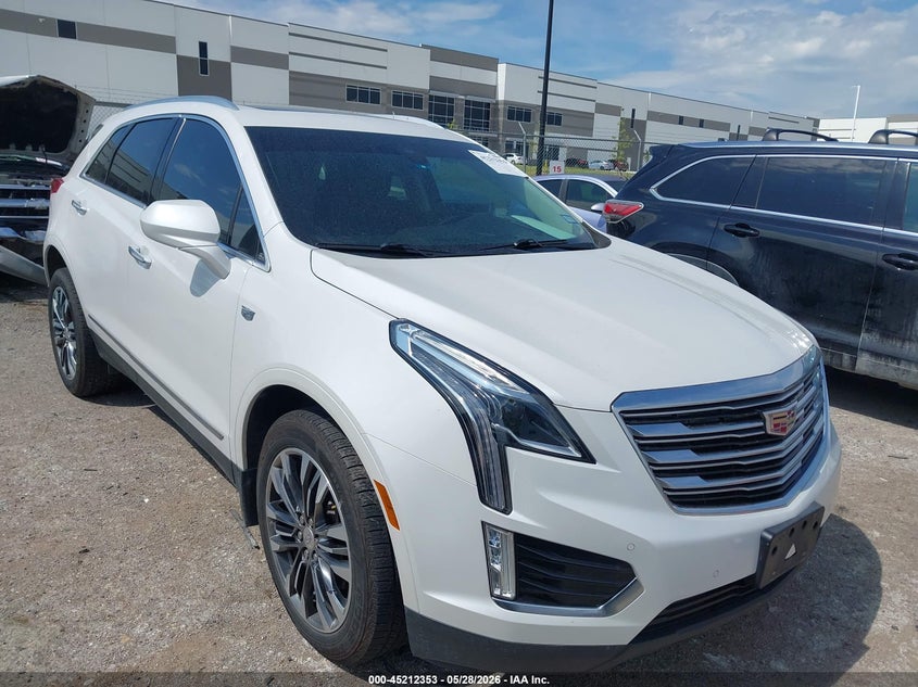 2017 Cadillac Xt5 VIN 1GYKNERS8HZ104281 IAAI salvage auction — HAIL, Salvage Title, sold $9,550 on 2026-07-28 (photo 1)