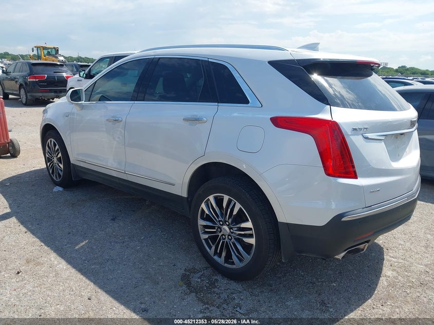 2017 Cadillac Xt5 VIN 1GYKNERS8HZ104281 IAAI salvage auction — HAIL, Salvage Title, sold $5,100 on 2026-07-28 (photo 3)