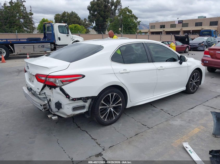 2018 Toyota Camry VIN JTNB11HK3J3003598 IAAI salvage auction — REAR END, Salvage Title, sold $6,400 on 2026-07-08 (photo 4)