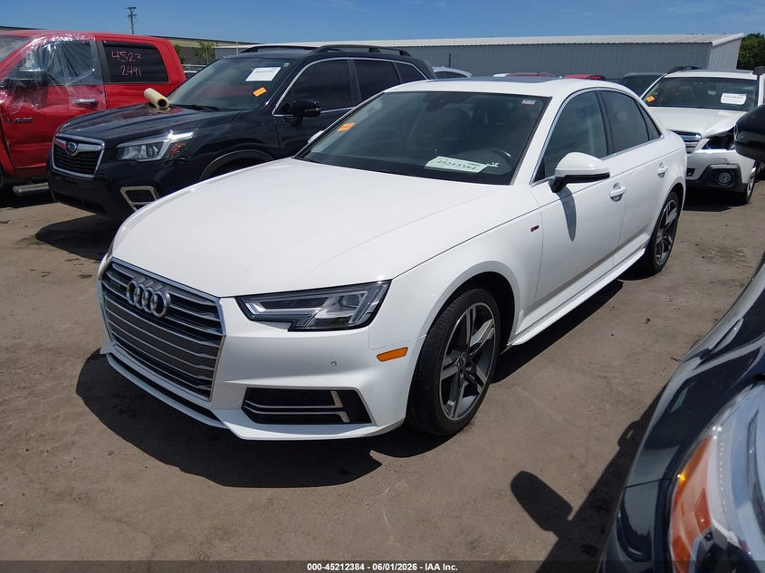 2017 Audi A4 VIN WAUENAF4XHN006262 IAAI salvage auction — HAIL, Salvage Title, sold $6,400 on 2026-07-21 (photo 2)