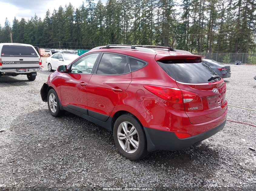 2013 Hyundai Tucson VIN KM8JUCAC7DU672750 IAAI salvage auction — FRONT END, Salvage Title, sold $1,650 on 2026-07-22 (photo 3)