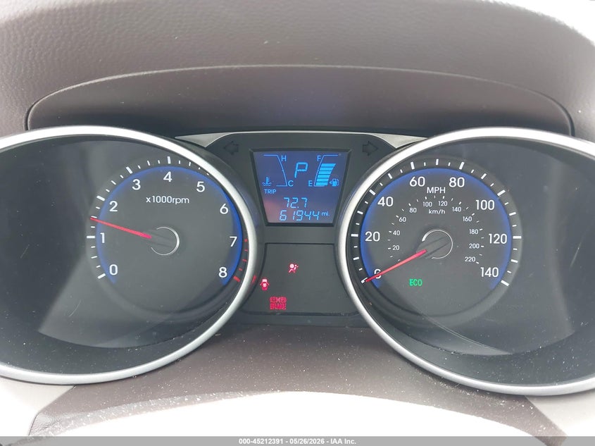 2013 Hyundai Tucson VIN KM8JUCAC7DU672750 IAAI salvage auction — FRONT END, Salvage Title, sold $1,650 on 2026-07-22 (photo 7)