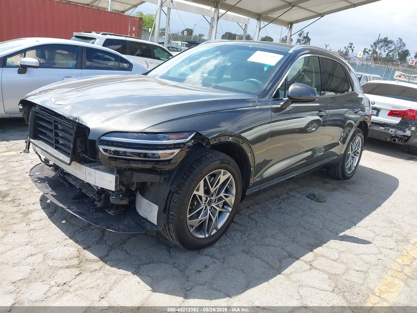 2025 Genesis Gv70 VIN KMUMADTB3SU221281 IAAI salvage auction — FRONT & REAR, Salvage Title, sold $13,550 on 2026-07-06 (photo 2)