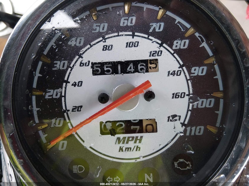 2013 Yamaha Xv VIN JYAVM01E1DA138033 IAAI salvage auction — NORMAL WEAR, Salvage Title, sold $25 on 2026-07-30 (photo 7)