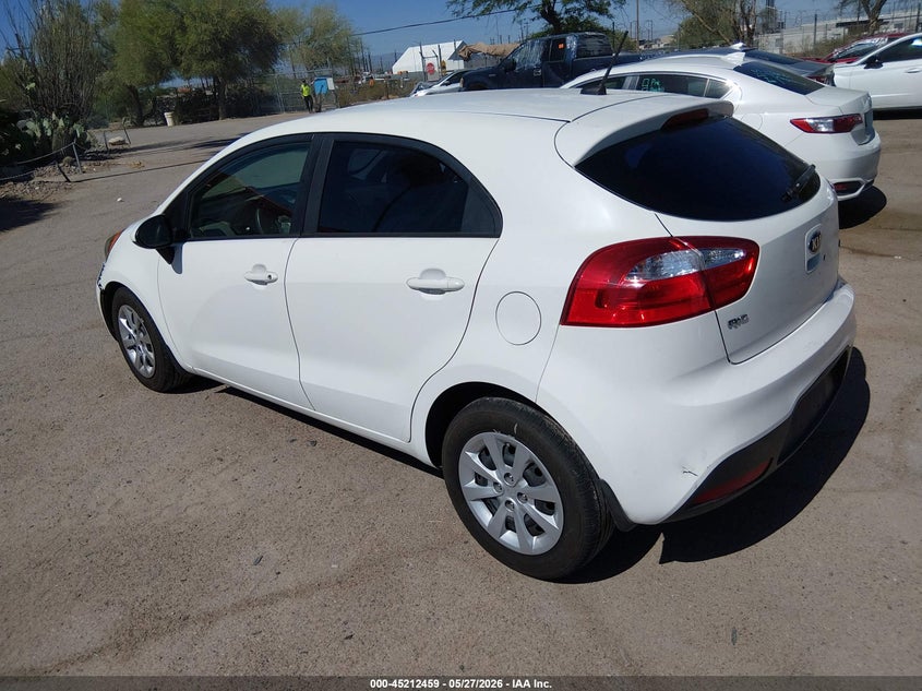 2014 Kia Rio VIN KNADM5A35E6372141 IAAI salvage auction — FRONT END, Salvage (Arizona), sold $950 on 2026-07-30 (photo 3)