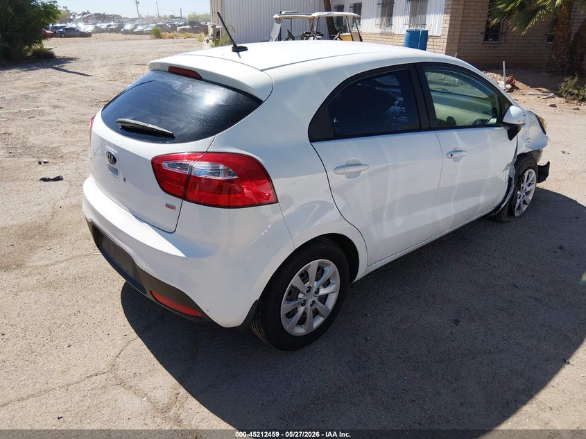 2014 Kia Rio VIN KNADM5A35E6372141 IAAI salvage auction — FRONT END, Salvage (Arizona), sold $950 on 2026-07-30 (photo 4)